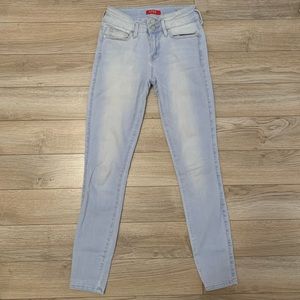 GUESS skinny blue jeans
